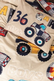 L'essentiel linge de maison Cars Funda Nórdica Ranforce Young 100% Algodón Beige 160x220cm